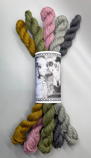 100% Cashmere Yarn Mini Skeins in DK Weight