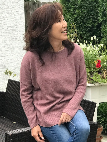 Wallowa - A Pullover Sweater in cashmere yarn
