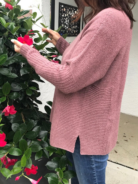 Wallowa - A Pullover Sweater in cashmere yarn