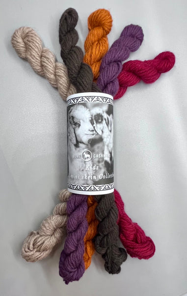 100% Cashmere Yarn Mini Skeins in DK Weight