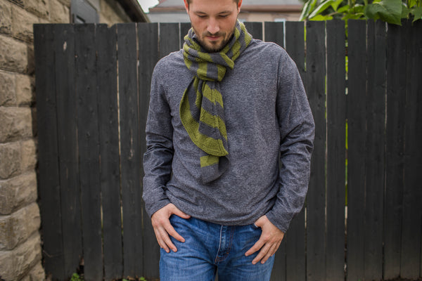 Flaneur Scarf by Elizabeth Elliott