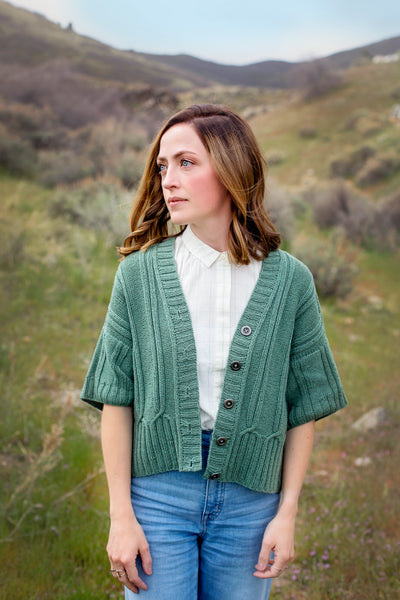 Crosswater Kit- A Short Sleeved Cardigan by Tayler Harris