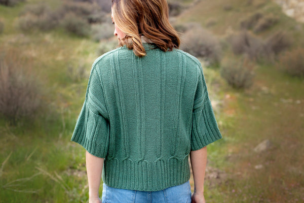 Crosswater Kit- A Short Sleeved Cardigan by Tayler Harris