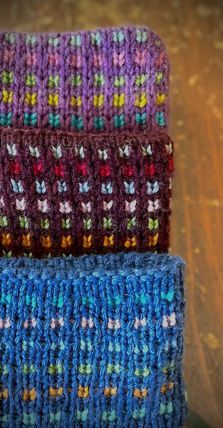 Dapple - A reversible headband to knit in cashmere yarn - pattern