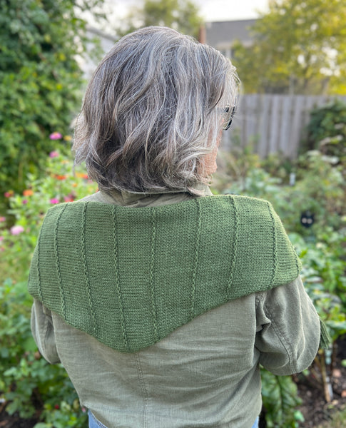 Cattails scarf knitting pattern