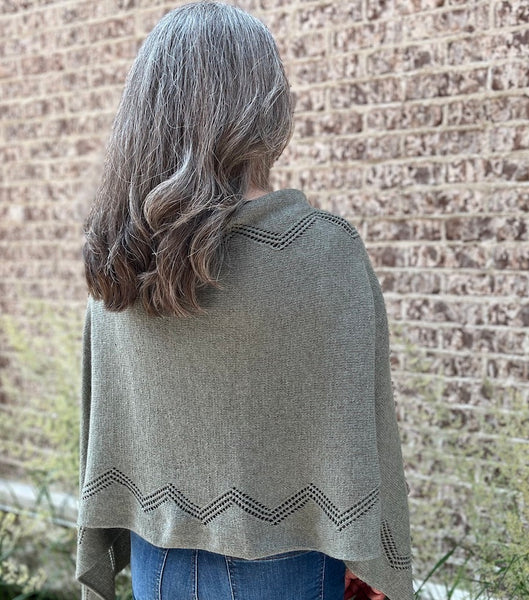 The Wanderer Wrap - Cashmere for knitting kit