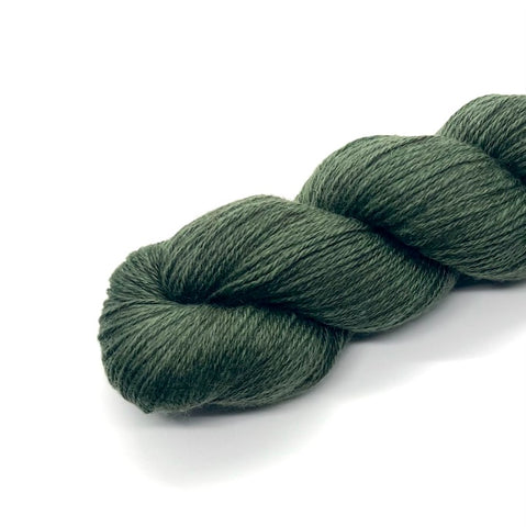 Pine Fingering Weight Cashmere Yarn