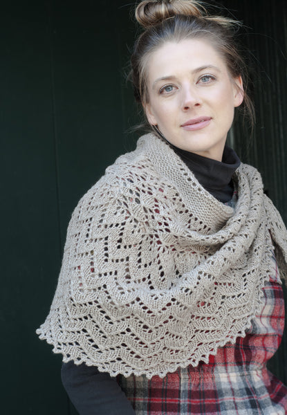 Cascade Knit Shawl Pattern by Kirsten Kapur