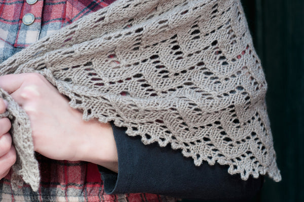 Cascade Knit Shawl Pattern by Kirsten Kapur