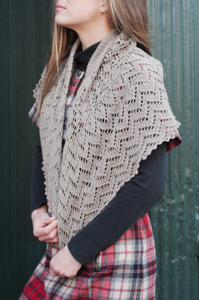 Cascade Knit Shawl Pattern by Kirsten Kapur