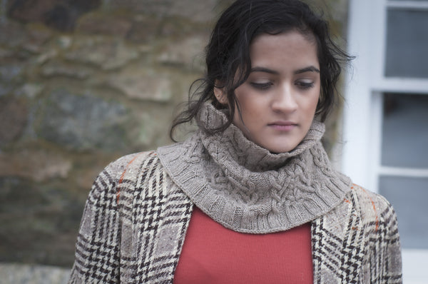 Cabled Cowl Knitting Pattern by Tanis Gray