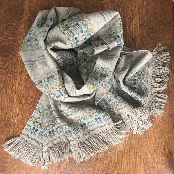 Floral for All Wrap Woven Scarf Kit for Cashmere Yarn