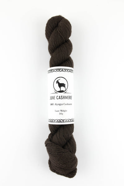 Espresso Fingering Cashmere Yarn