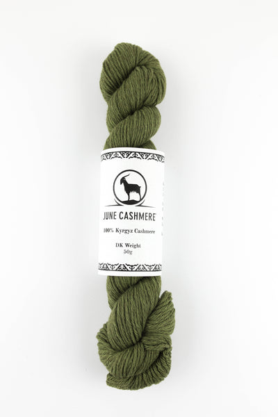 Moss DK Weight Cashmere Yarn