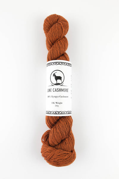 Pumpkin DK Weight Cashmere Yarn