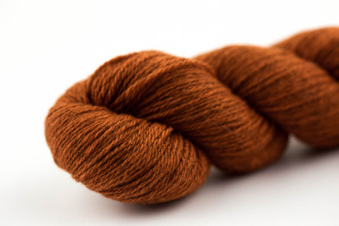 Pumpkin Fingering Weight Cashmere Yarn