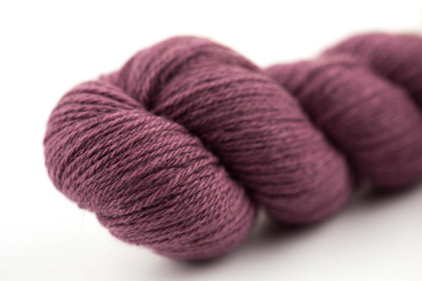 Mulberry Fingering Weight Cashmere Yarn
