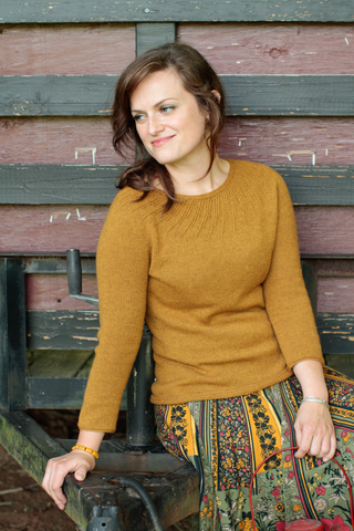 The Turmok: A Swirl Yoke Sweater by Norah Gaughan