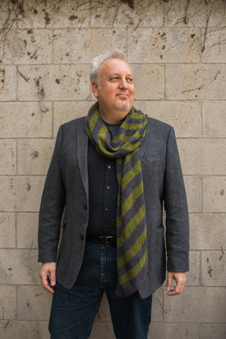 Flaneur Scarf by Elizabeth Elliott