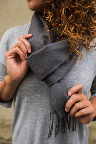 EU WS Woven Scarf - Slate