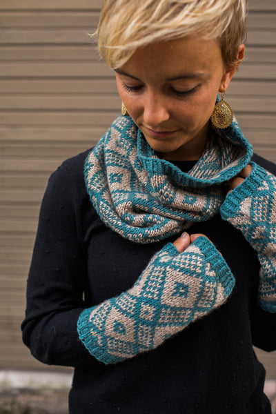 Shyrdak Mitts & Cowl Pattern