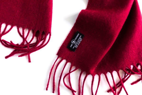 EU WS Woven Scarf - Scarlet