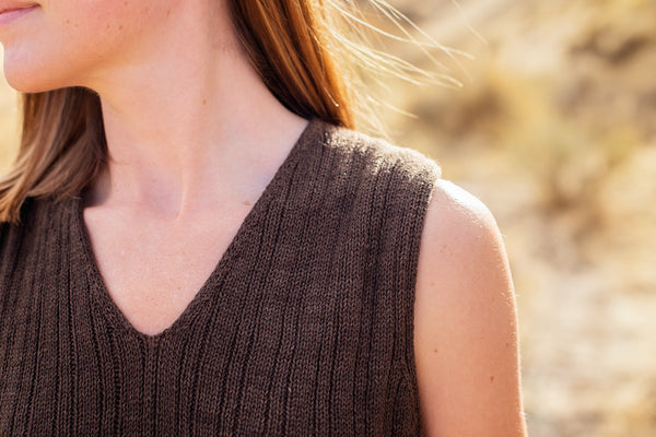 A classic cashmere tank - Millcreek Ribbed Tank