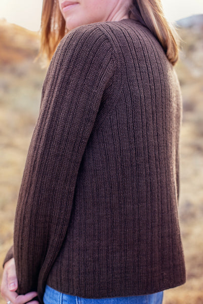 A classic cashmere cardigan - Millcreek Ribbed Cardigan