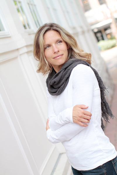 Rainfall Scarf by Kristin Eksuzian
