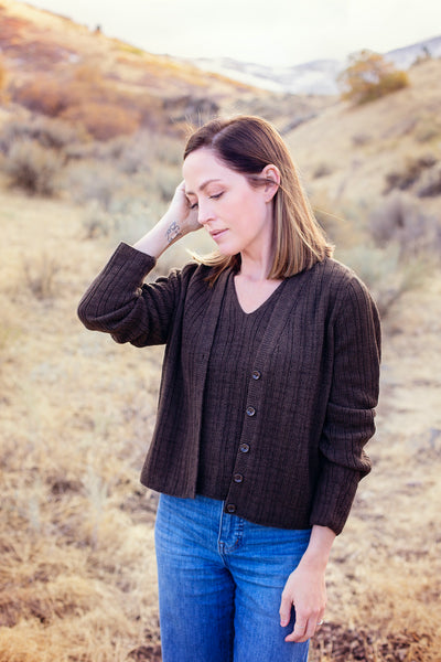 A classic cashmere cardigan - Millcreek Ribbed Cardigan