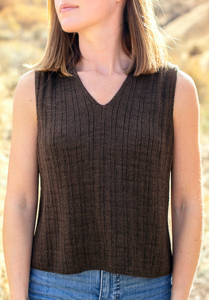 A classic cashmere tank - Millcreek Ribbed Tank